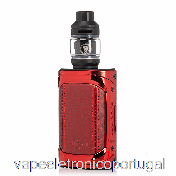 Vape Eletrônico Geek Vape T200 Aegis Touch Starter Kit Clarete Vermelho